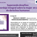 PRESENTACIÓN DEL LIBRO SUPERANDO DESAFÍOS: UN ABORDAJE INTEGRAL SOBRE LA MUJER EN CLAVE DE DERECHOS HUMANOS