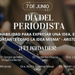 7 DE JUNIO – DÍA DEL PERIODISTA