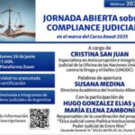  WEBINAR JORNADA ABIERTA SOBRE COMPLIANCE JUDICIAL