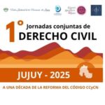 1º JORNADAS CONJUNTAS DE DERECHO CIVIL